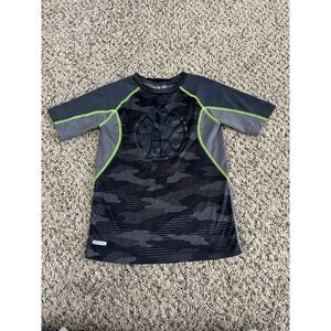 Jumping Beans Black active basketball shorts sleeve shirt‎ size 7